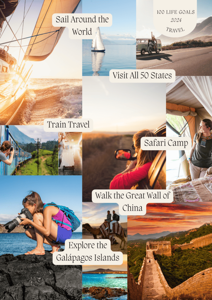 100 Life Goals Travel