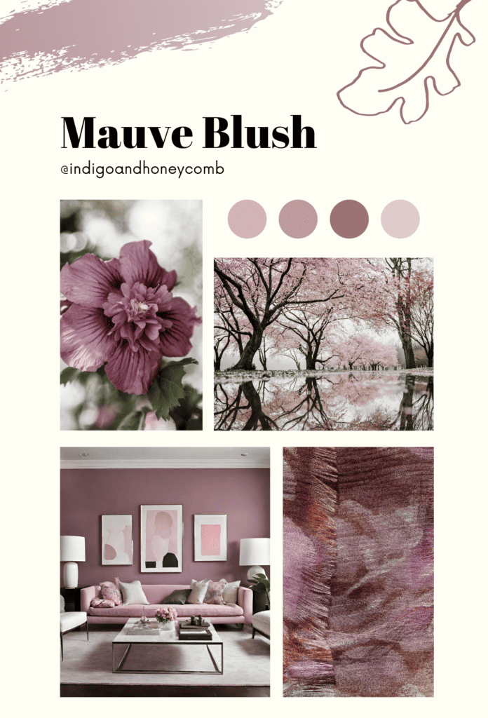 Mauve Blush - sophisticated pink color for the home