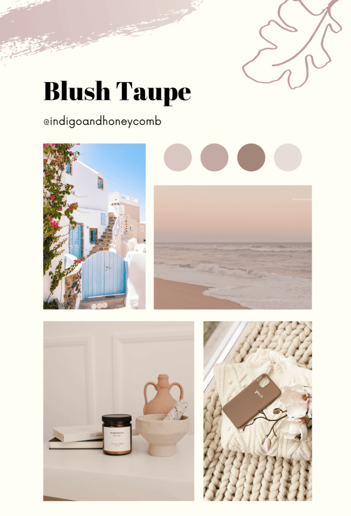 Blush Taupe - sophisticated pink color for the home