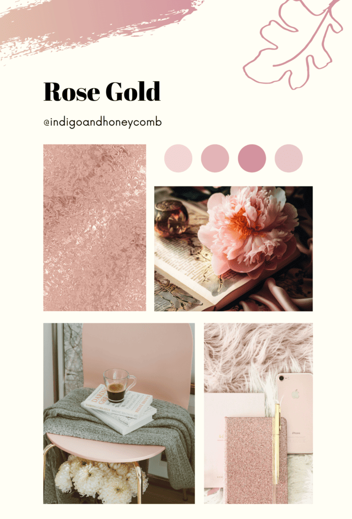 Rose Gold - sophisticated pink color for the home