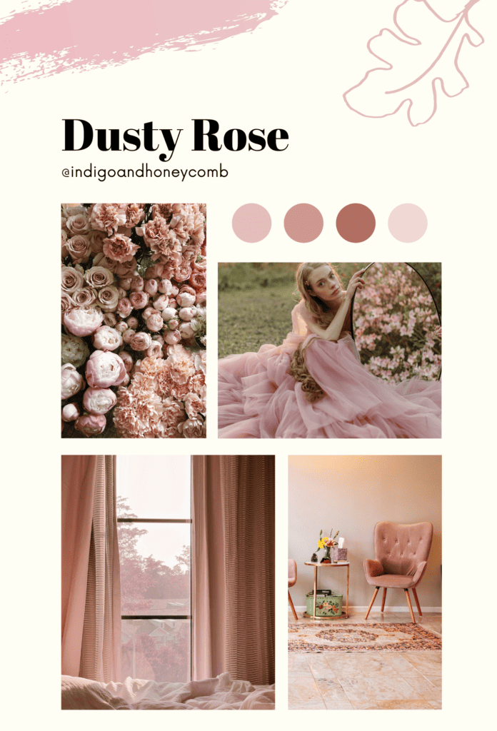 Dusty Rose sophisticated pink color for the home