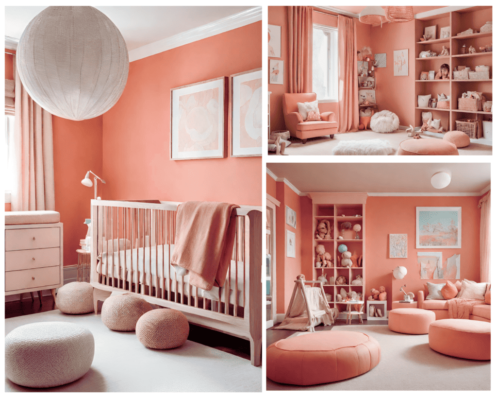 Play Coral Color for the Children's Room