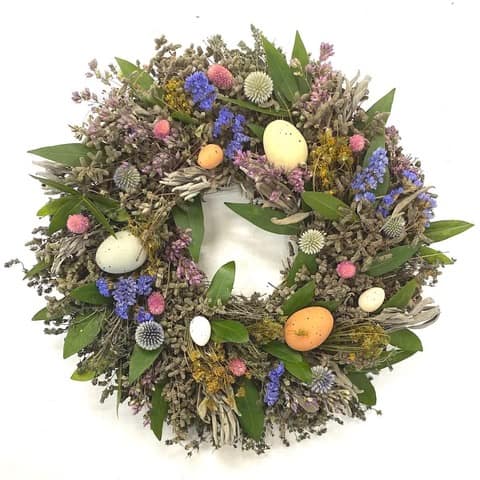 Decorate for Spring with this Spring Wreath by Creekside Farms