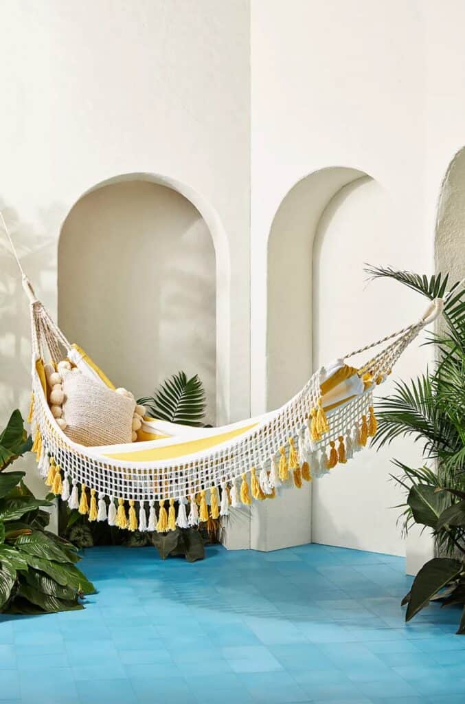 Spring Outdoor Decor ideas - Cozy Saratoga Hammock by Anthropologie