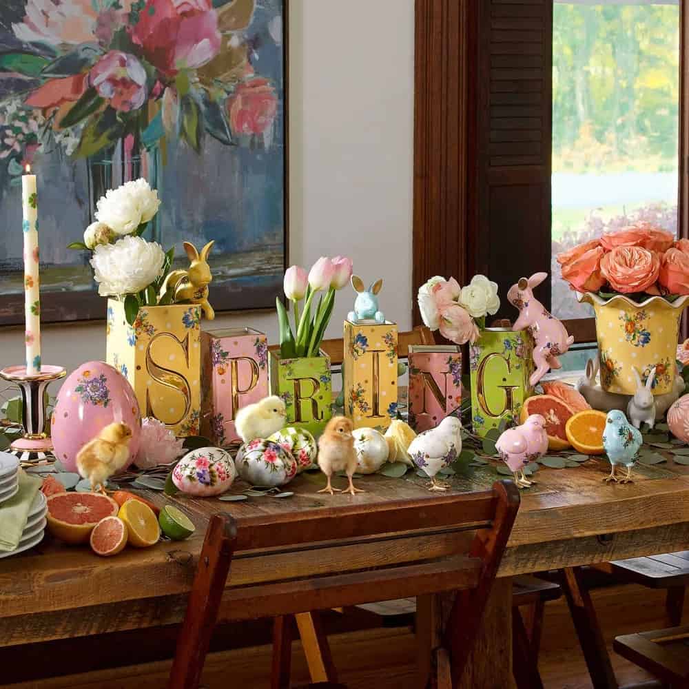 creative ways to decorate for Easter  - tables cape planter by Wayfair