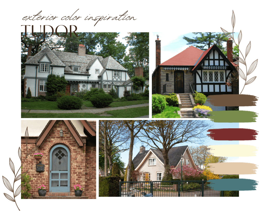 Tudor Exterior Color Palette Inspiration