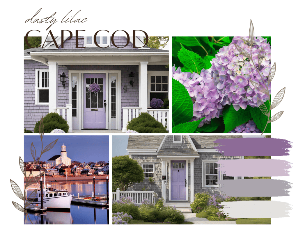 Ideal Shades of Purple for Cape Cod Architecture