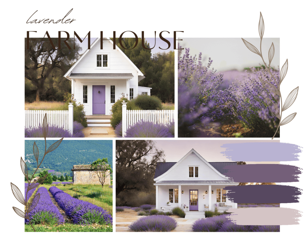 Ideal Shades of Purple for Farmhouse Architecture