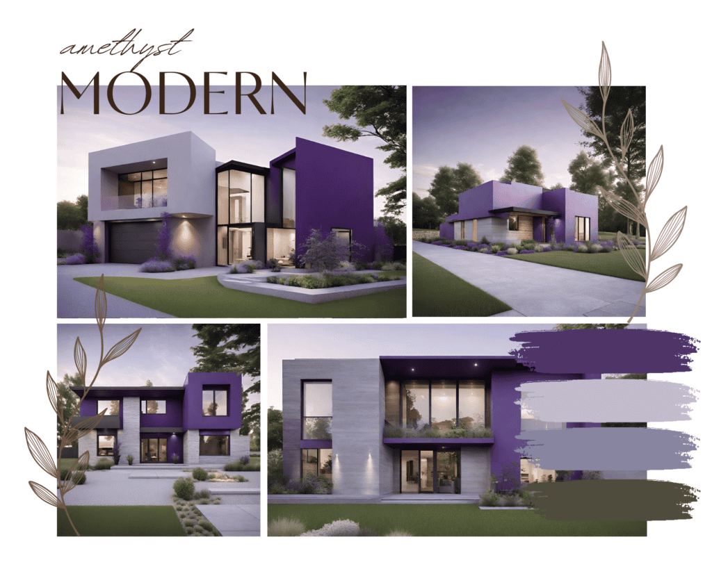 Ideal Shades of Purple for Modern Architecture