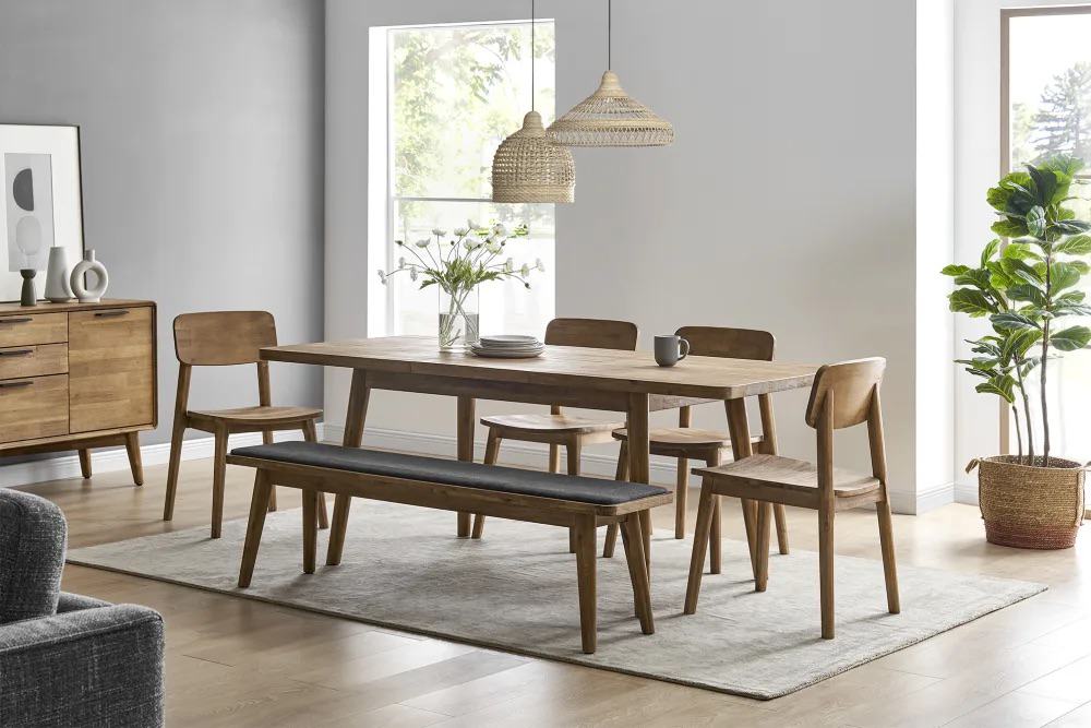 2024 Interior Design Trends - Japandi Fusion - Seb dining set by Castlery