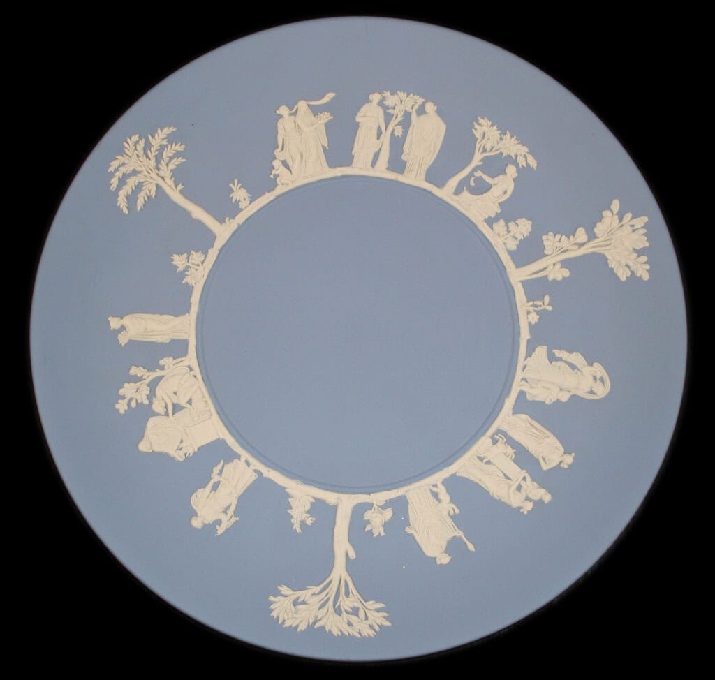 Wedgewood blue porcelain example