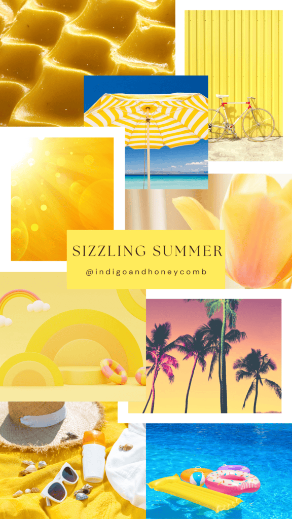 Sizzling Summer yellow July Color of the Month