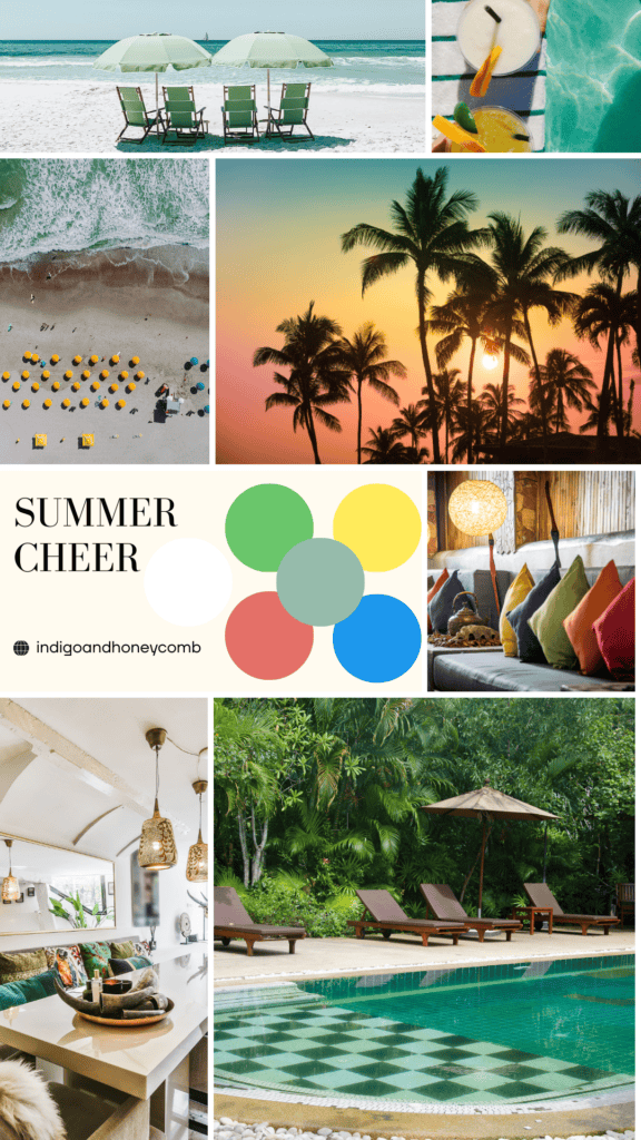 Summer Sage Summer Cheer moodboard