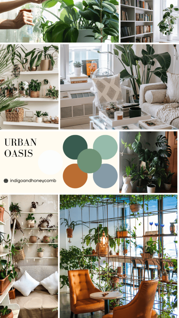 Summer Sage Urban Oasis moodboard