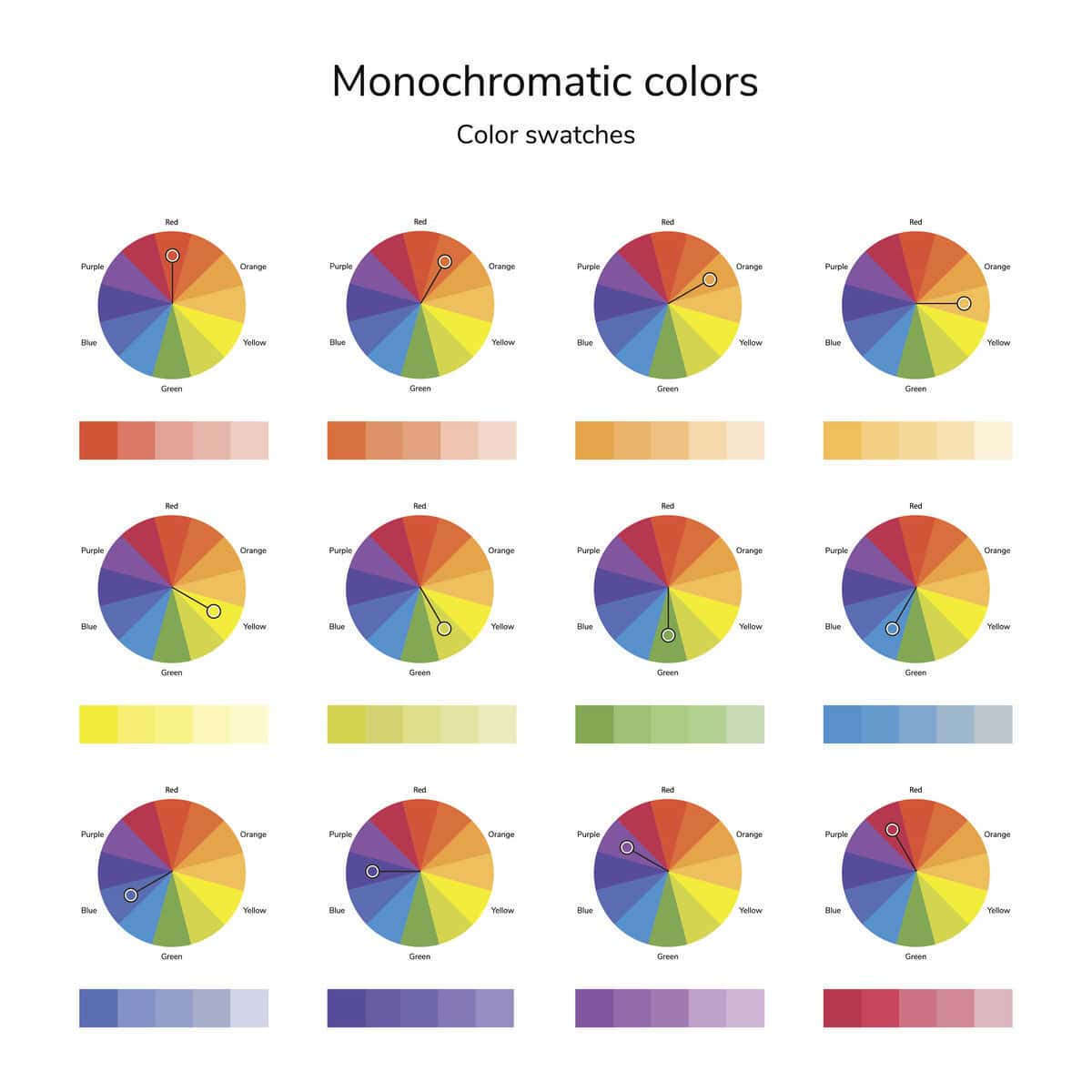 monochromatic color harmony