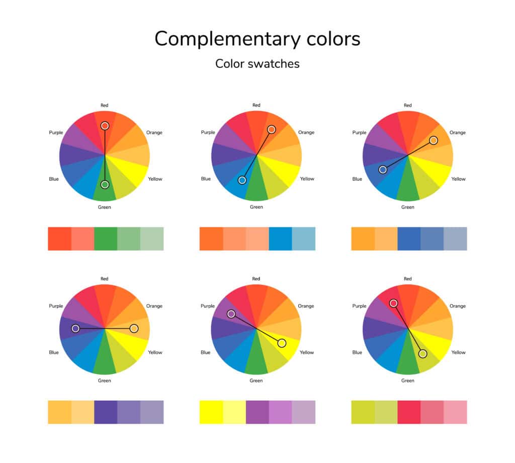 Complementary color harmony