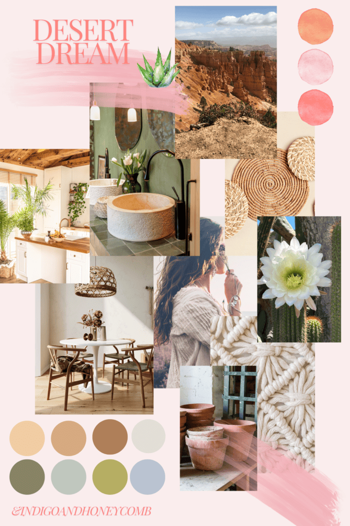 dopamine decor desert dream moodboard