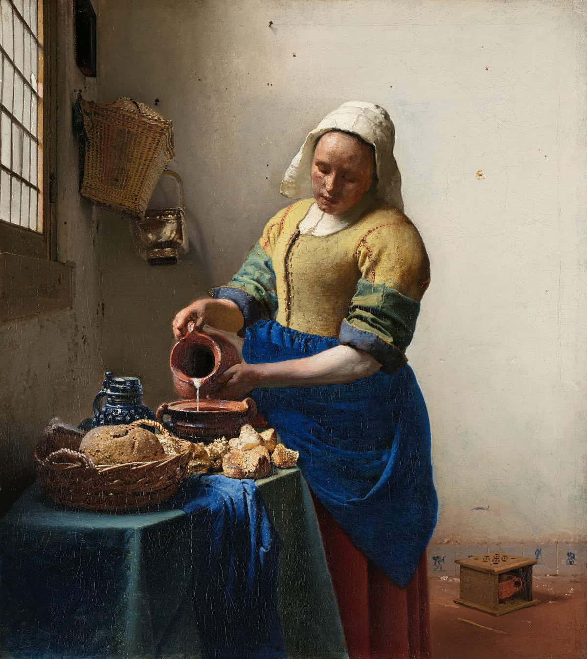 The Milkmaid by Johannes Vermeer.