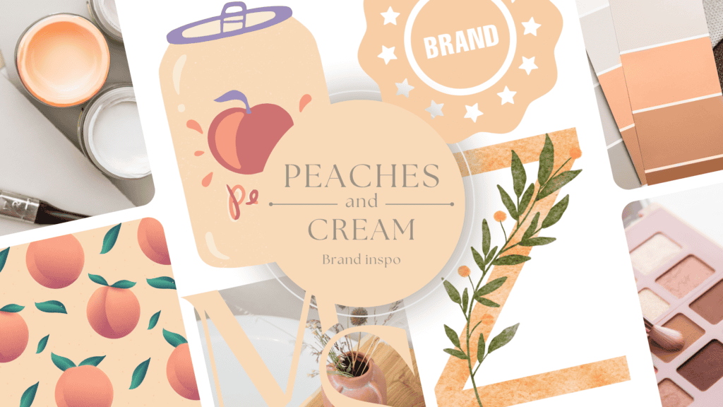 Peaches 'n' Cream digital design inspo