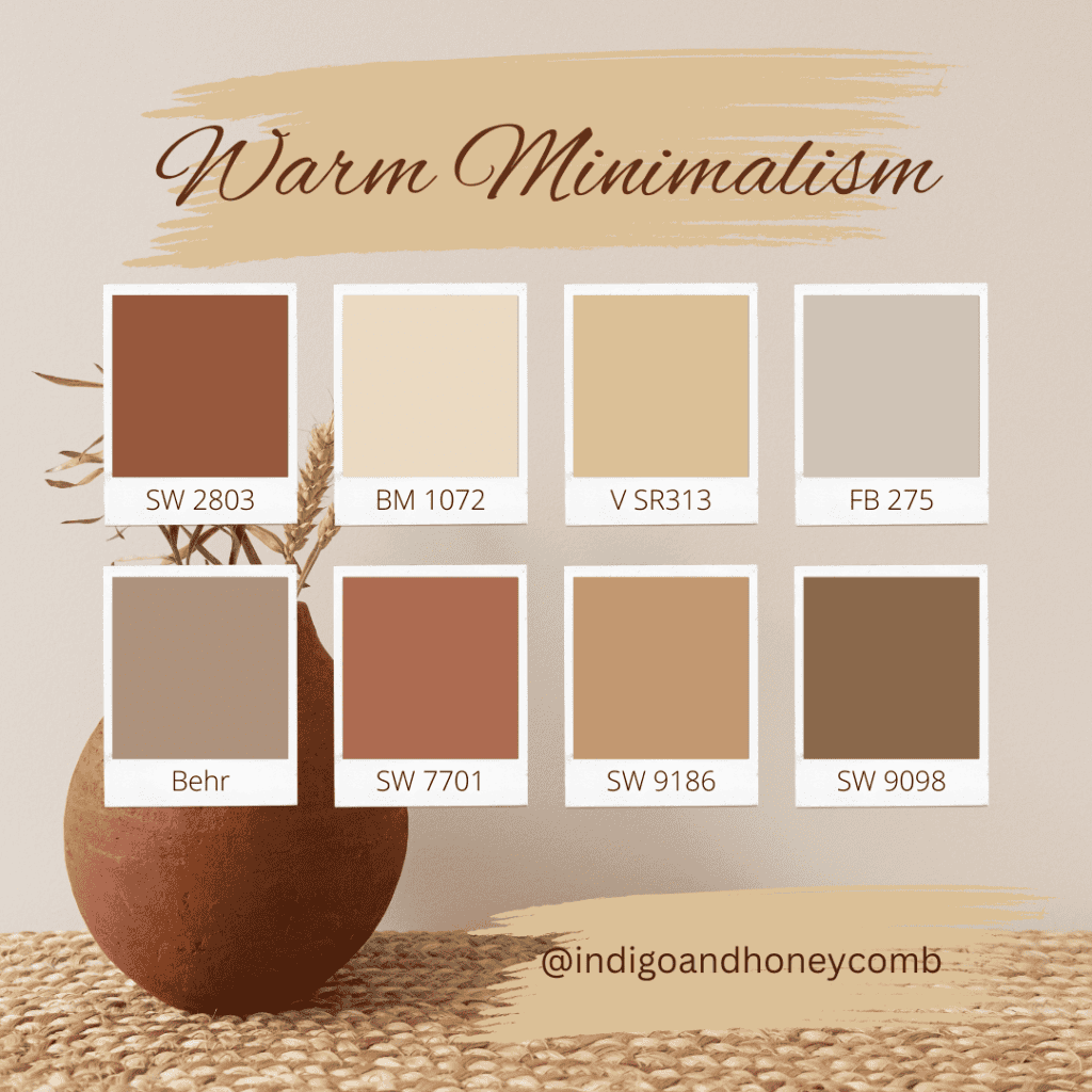 Warm Minimalism Paint Color References