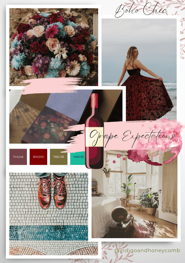 Grape Expectations Boho Chic Color Palette