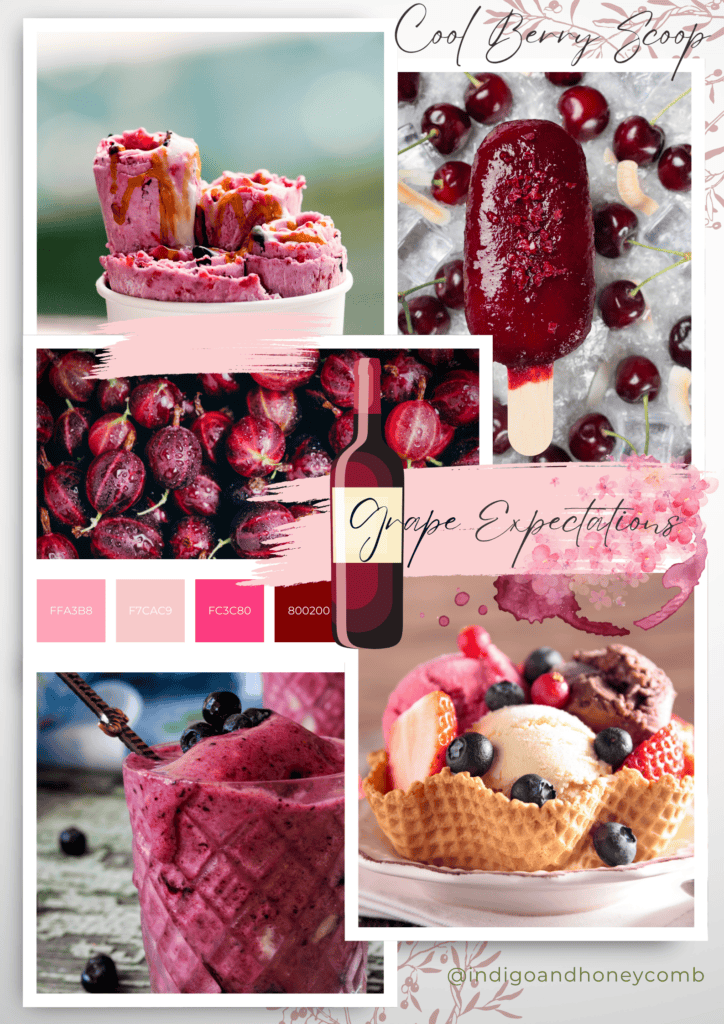 Grape Expectations Cool Berry Scoop Color Palette