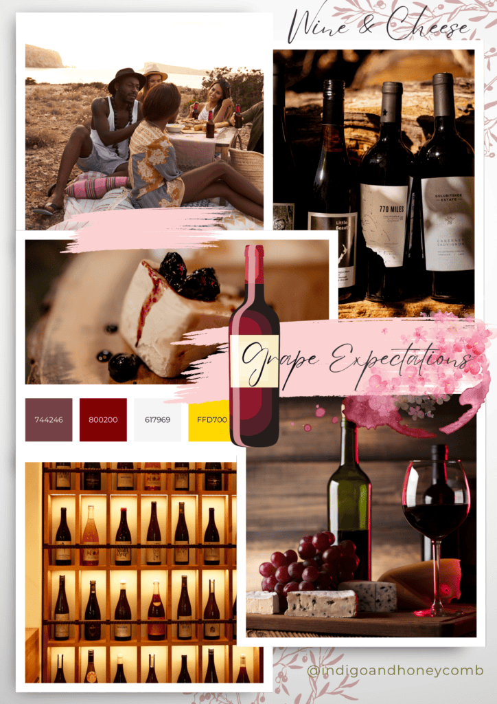 Grape Expectations Wine & Cheese Color Palette