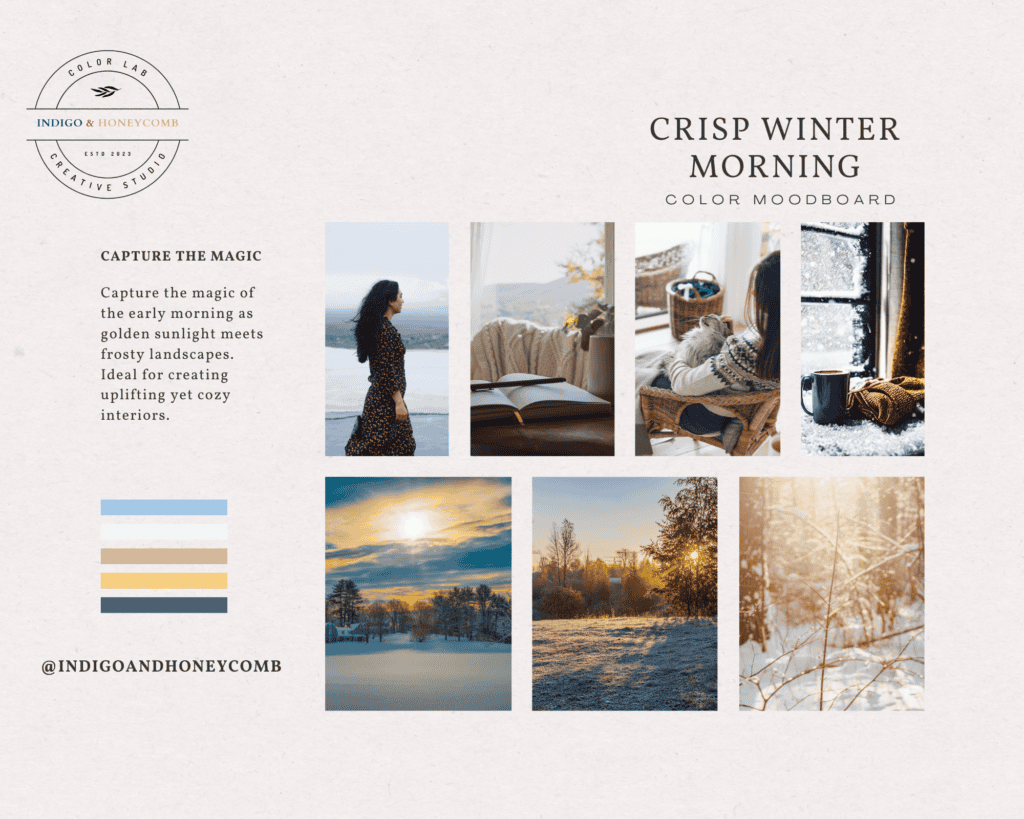 winter color palettes - Crisp Winter Morning