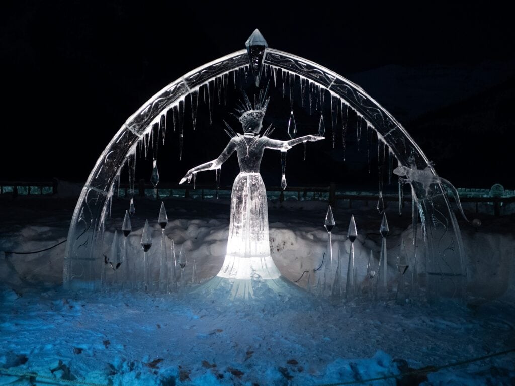 Celebrate Winter Attend an Ice Sculpture Festival