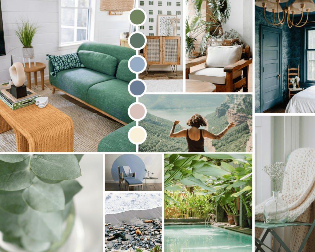 color pairing - Serene Retreat color palette